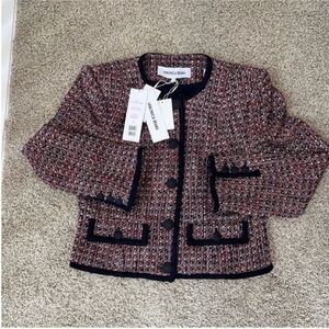 Veronica Beard Multicolor Tweed Blazer